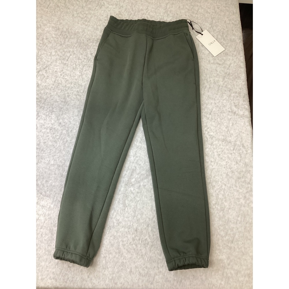 CALIA Soft Scuba Fleece High-Rise Jogger Ivy Green XS WAX115 Relaxed Fit Pant